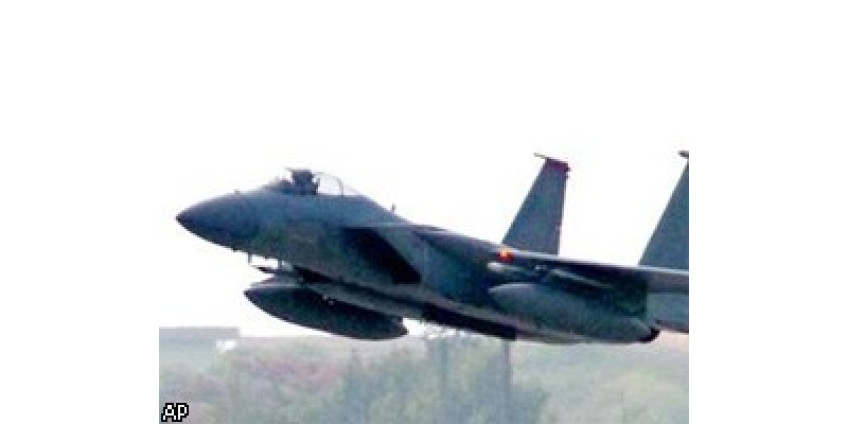 К северу от Вегаса разбился истребитель