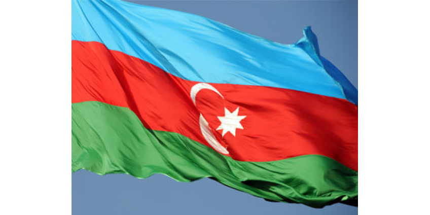 В Калифорнии подняли азербайджанский флаг