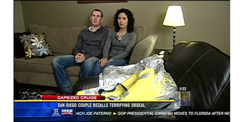 Пара из Сан-Диего рассказала об ужасах на Costa Concordia