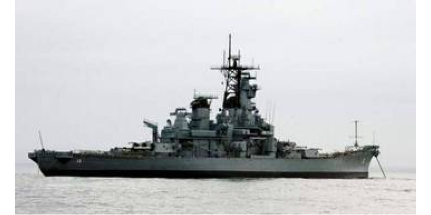 В Лос-Анджелес прибыл линкор «Айова»