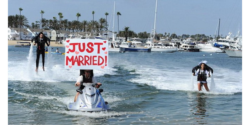 Свадьба на реактивных ранцах