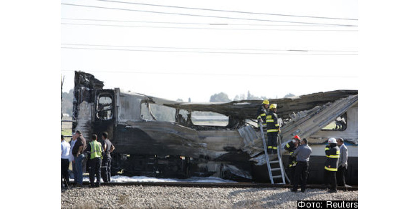 Крушение поезда в Калифорнии