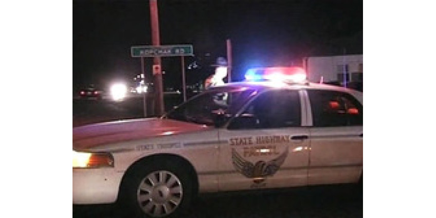 Полицейская погоня закончилась аварией