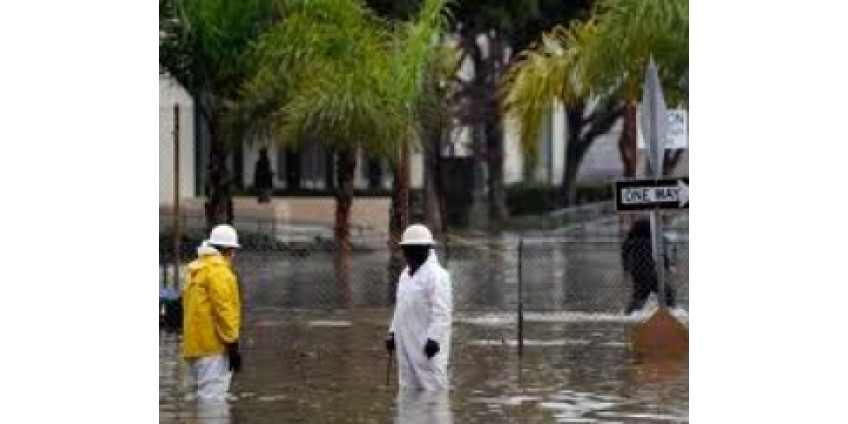 Калифорнию затапливает