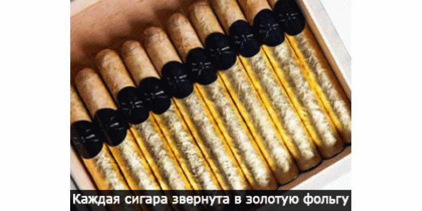 Вегас шокирует золотыми сигарами