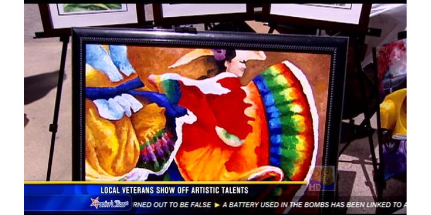 Местные ветераны показали художественные таланты