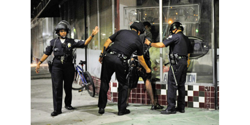 В Лос-Анджелесе задержаны участники акции протеста