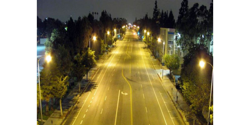 В городе Ангелов занимаются эко-реконструкцией уличного освещения