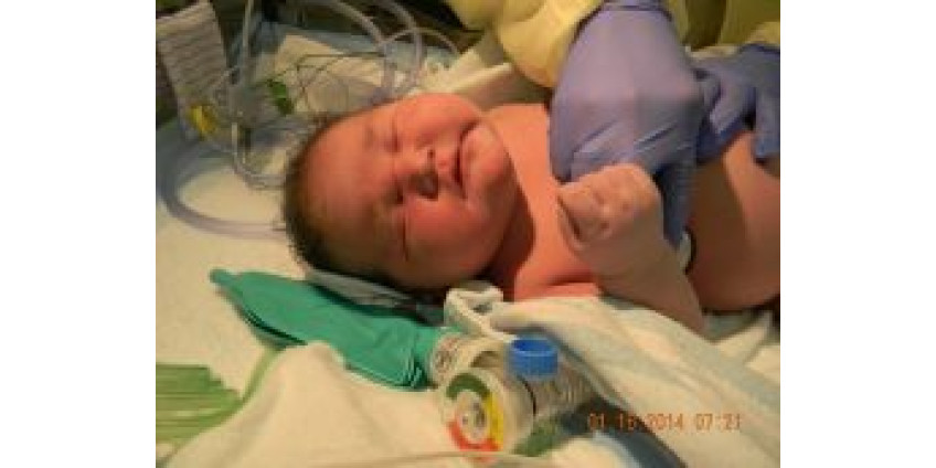 В Калифорнии родился семикилограммовый ребенок