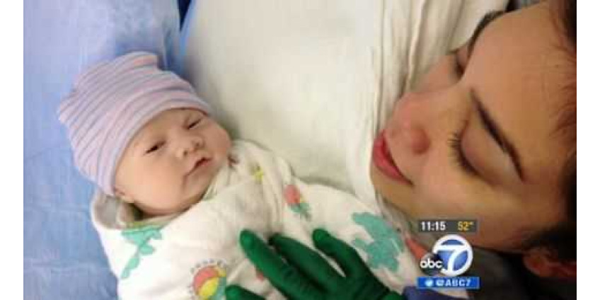 В Калифорнии родился ребенок-призрак