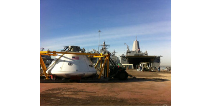 Вблизи Сан-Диего испытывают космический корабль