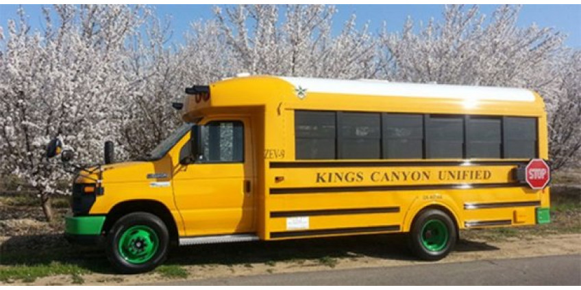 В Калифорнии начнет работу первый школьный автобус с электродвигателем