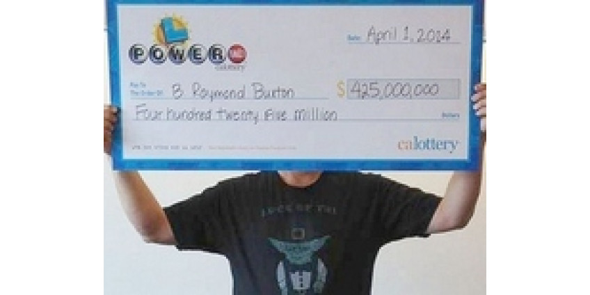 Калифорниец выиграл в лотерею 425 млн долларов