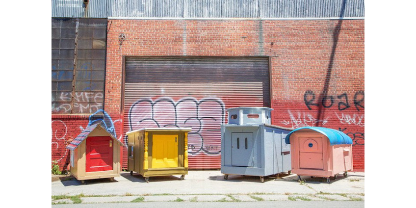 Для калифорнийских бездомных строят «дома»