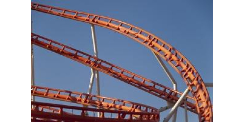 22 пассажира застряли на американских горках