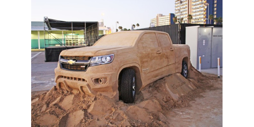Песчаная копия Chevrolet Colorado появилась в Сан-Диего