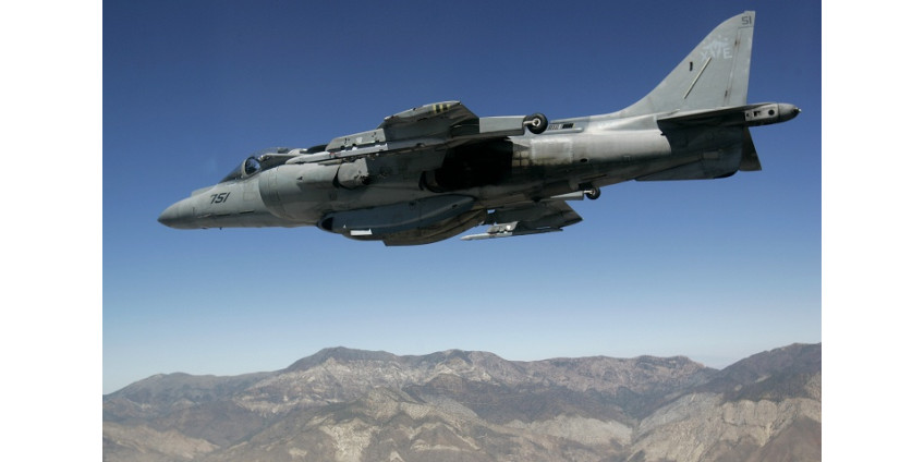 Крушение военного самолета в Калифорнии