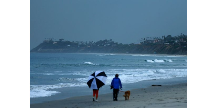 По Калифорнии ударил тихоокеанский шторм