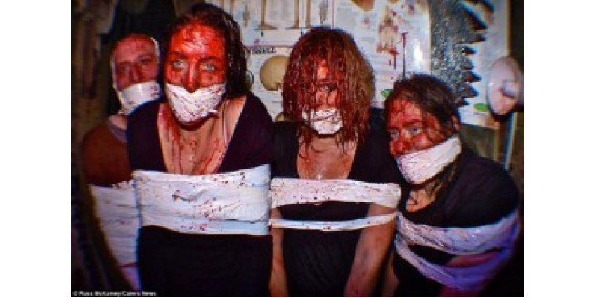 Дом ужасов ждет своих посетителей