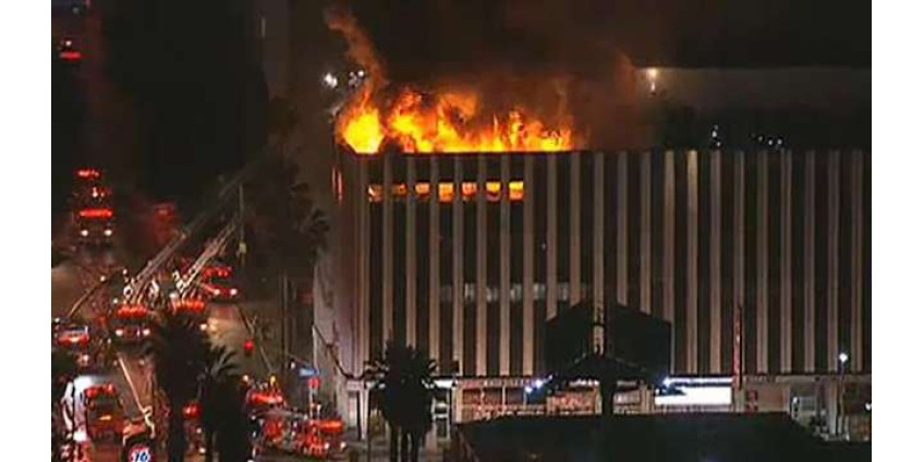 В Лос-Анджелесе произошло крупное возгорание