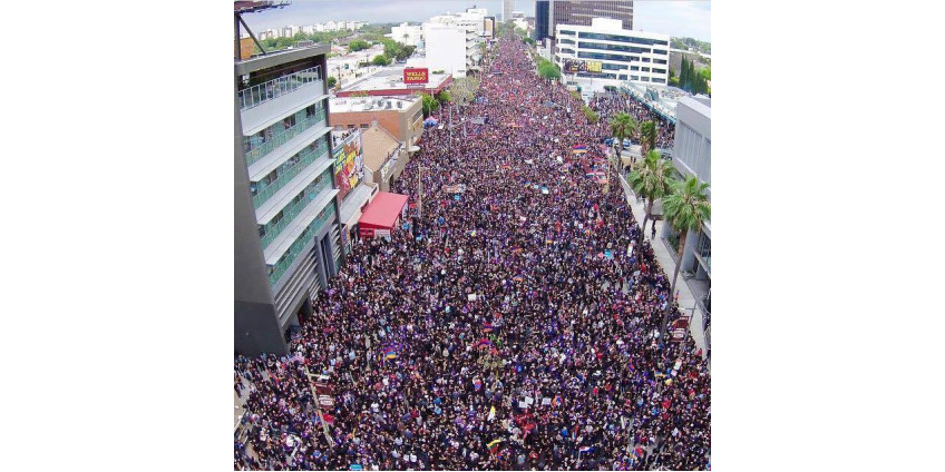130 тыс армян прошли шествием по Лос-Анджелесу