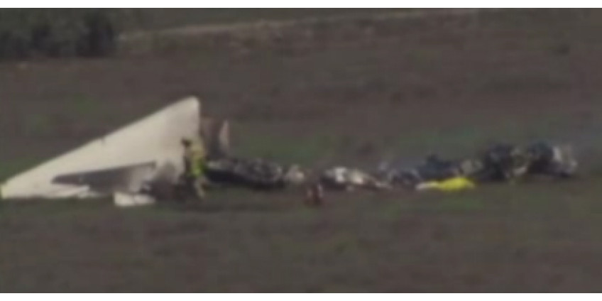 В небе над Сан-Диего столкнулись два самолета