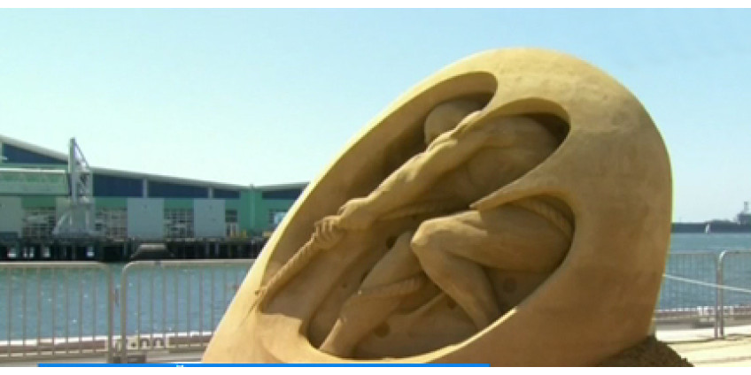 В Сан-Диего соревнуются в создании песчаных скульптур