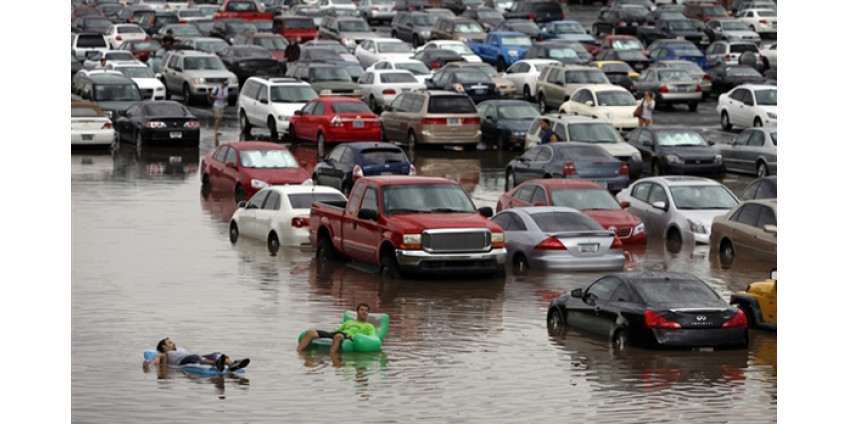 Лас-Вегас затопило из-за проливных дождей