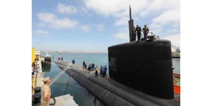 В Сан-Диего вернулась подводная лодка USS «Hampton»