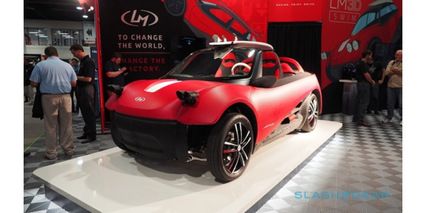 В Вегасе представили электромобиль, созданный при помощи 3D-печати