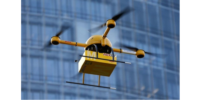 Беспилотнику удалось доставить посылку в пределах города