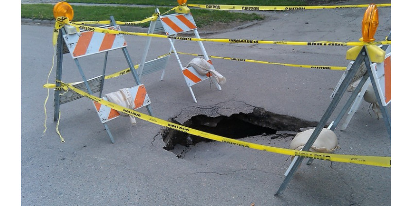 В Сан-Диего зафиксированы провалы грунта