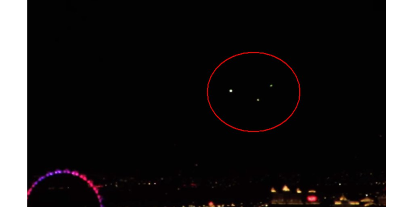 В небе над Вегасом были замечены несколько групп НЛО