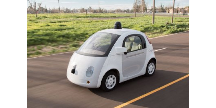 Беспилотный автомобиль попал в аварию в Лос-Анджелесе