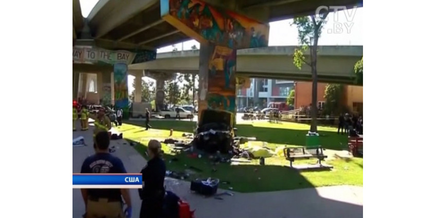 В Сан-Диего на гостей фестиваля упал пикап