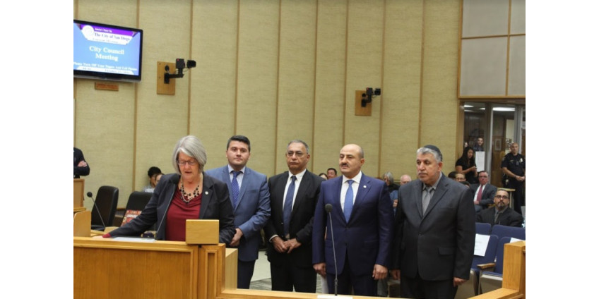 В Сан-Диего чествовали азербайджанскую делегацию