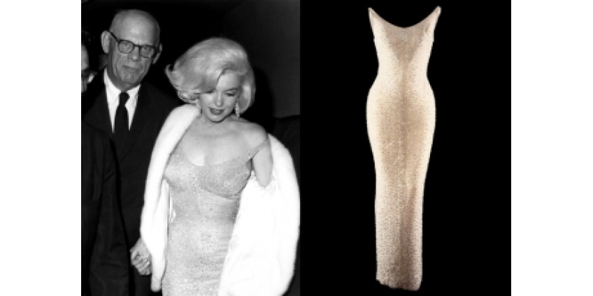 В Лос-Анджелесе за рекордную сумму ушло с молотка платье Мэрилин Монро