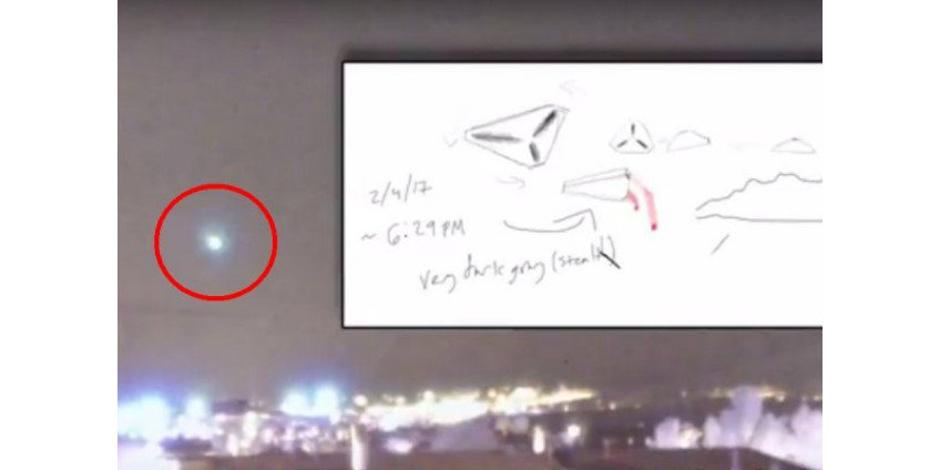 Над Лас-Вегасом был замечен треугольный НЛО