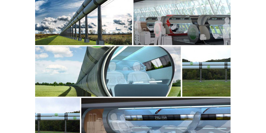 Строительство тестовой трассы Hyperloop в Неваде завершено