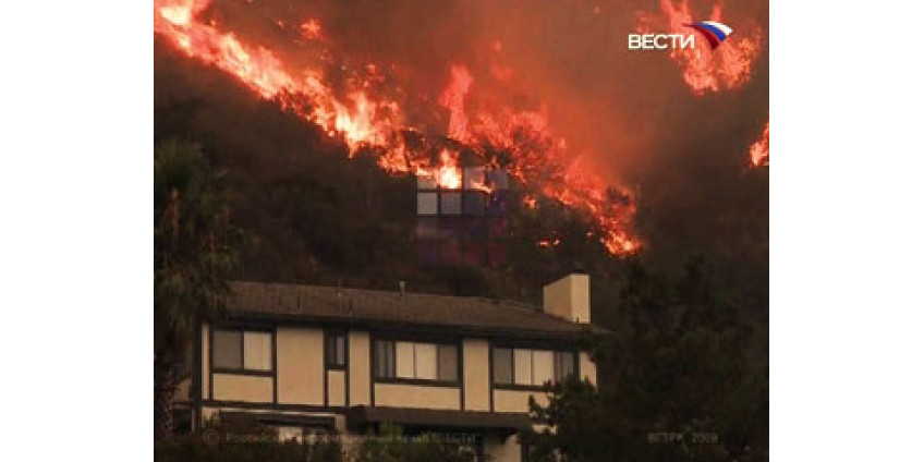 В Калифорнии снова разбушевались пожары