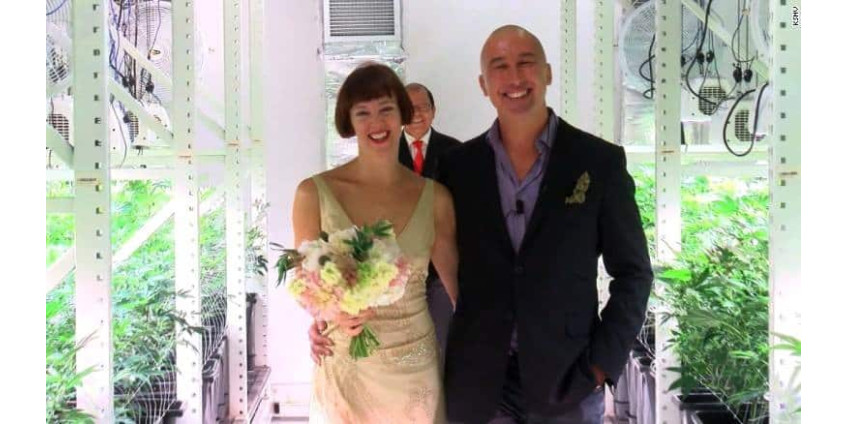 В Лас-Вегасе начали отмечать «марихуановые» свадьбы