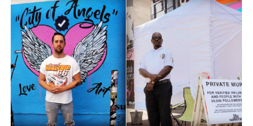 В Лос-Анджелесе открыли уникальную стену для селфи для популярных блогеров