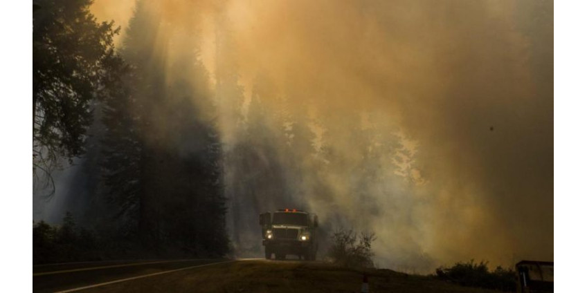 Площадь территорий, охваченных пламенем в Калифорнии, сопоставима с размерами Лос-Анджелеса