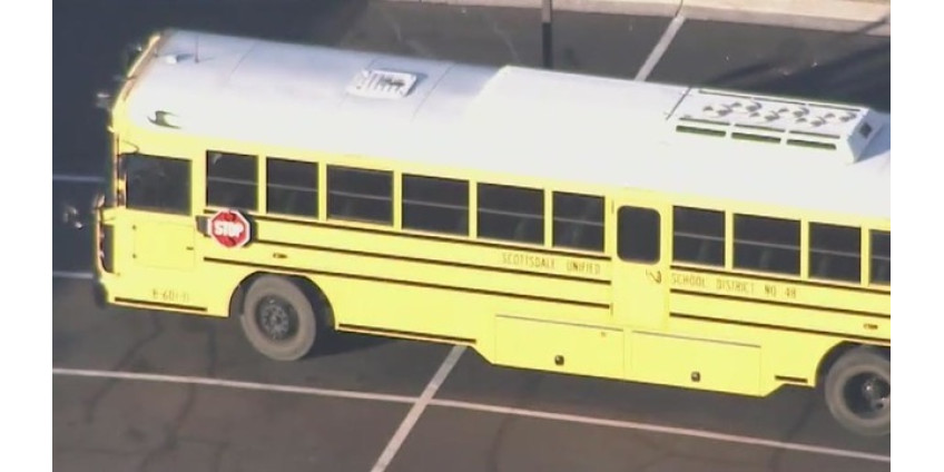 Мальчик, попавший под колеса автобуса, получил незначительные травмы