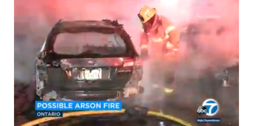 В Лос-Анджелесе сгорел автомобиль участницы аниме-фестиваля