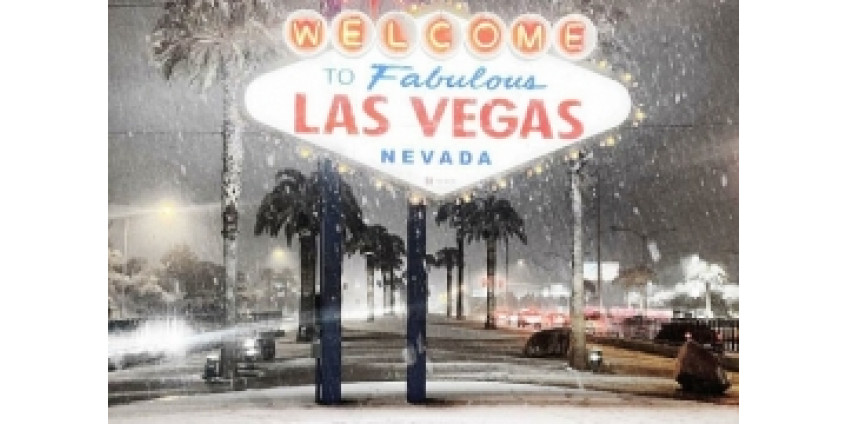 Лас-Вегас впервые за 10 лет оказался под толщей снега