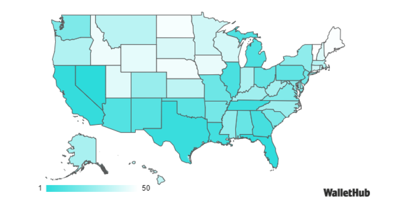 Невада оказалась самой 