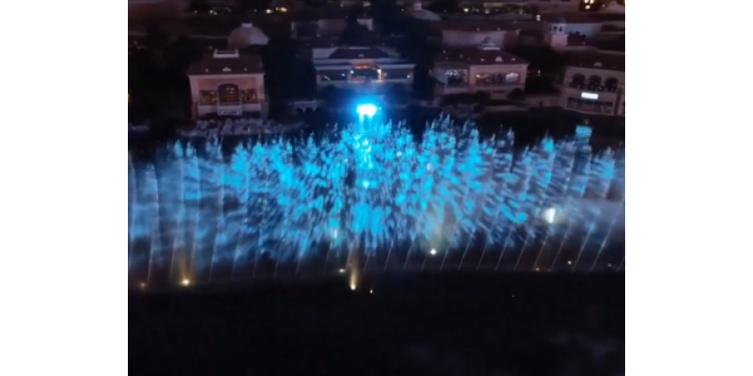 В Лас-Вегасе показали уникальное свето-музыкальное шоу в честь 