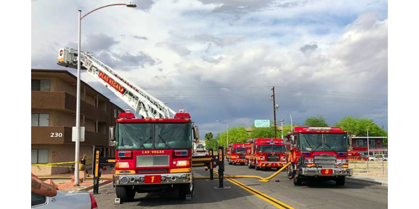 Пожар в центре Лас-Вегаса: пострадавших нет