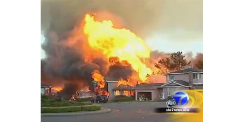 Взрыв в Сан-Брун взбудоражил всю Калифорнию